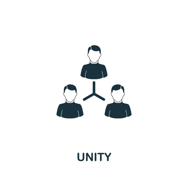 Icona dell'unità. Design in stile premium dalla collezione di icone del lavoro di squadra. UI e UX. Icona Pixel Perfect Unity per web design, app, software, utilizzo della stampa . — Vettoriale Stock