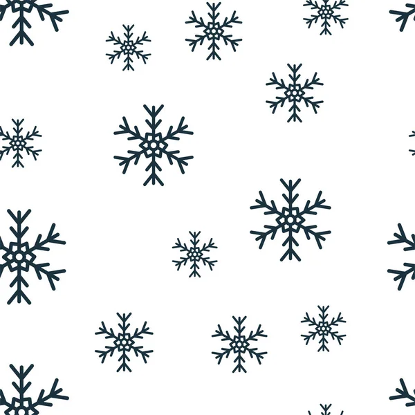 Fiocco di neve modello sfondo copertina design creativo. 100% senza soluzione di continuità. Carta da parati, web design, tessile, uso di stampa . — Vettoriale Stock