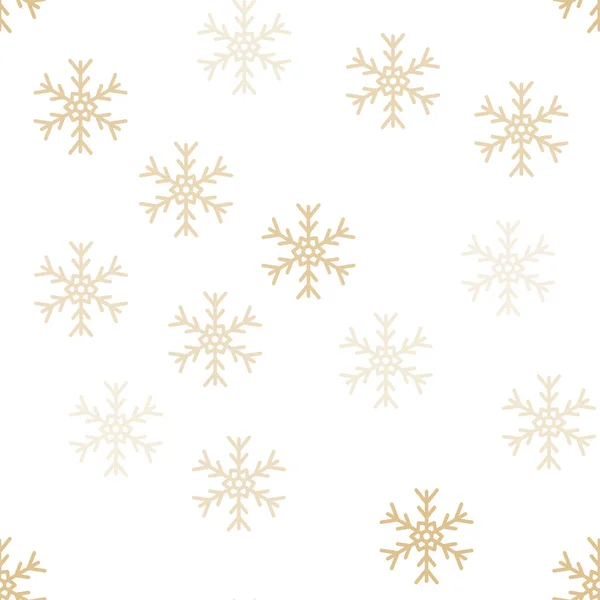 Snöflinga mönster bakgrund täcker kreativ design. 100 procent sömlös. Tapeter, webbdesign, textil, utskrift användning. — Stock vektor