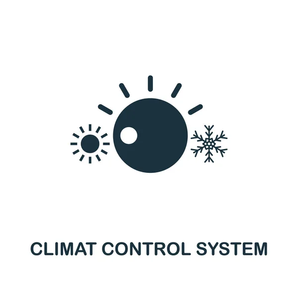 Climat control system Symbol. Premium-Design aus der Urbanism Icon Collection. ui und ux. Pixel perfektes Klimatisierungssystem-Symbol für Webdesign, Apps, Software, Drucknutzung. — Stockvektor