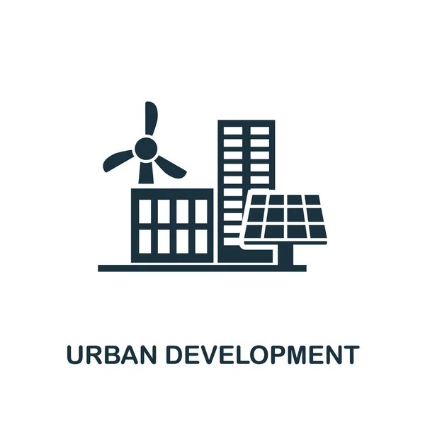 城市发展图标。从城市化图标集合的高级风格设计。ui 和 ux 像素完美的城市发展图标, 用于网页设计、应用程序、软件、打印使用. — 图库矢量图片