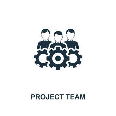 Proje takım simgesi. Sigorta primi tarzı tasarım çalışması simgesi koleksiyonundan. Web tasarım, apps, yazılım, yazdırma kullanım için UI ve UX Pixel mükemmel proje ekibi simgesi.
