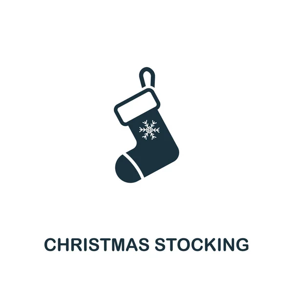 Christmas Stocking icon. Premium style design from christmas icon collection. UI and UX. Pixel perfect Christmas Stocking icon for web design, apps, software, print usage. — Stock Photo, Image