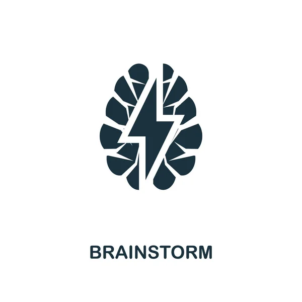 Ikona Brainstorm. Design w stylu Premium z kolekcji ikona pracy zespołowej. Interfejs użytkownika i Ux. Pixel doskonałą ikoną Brainstorm projektowanie stron internetowych, aplikacji, oprogramowania, wydruków. — Zdjęcie stockowe