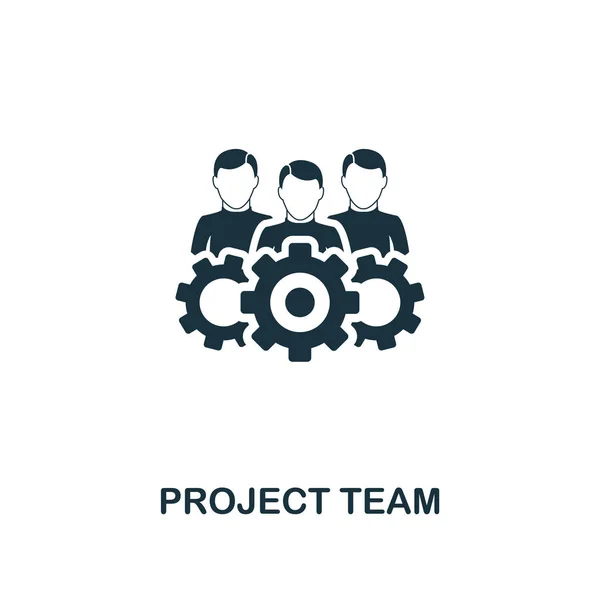 Project Team icon. Premium style design from teamwork icon collection. UI and UX. Pixel perfect Project Team icon for web design, apps, software, print usage.