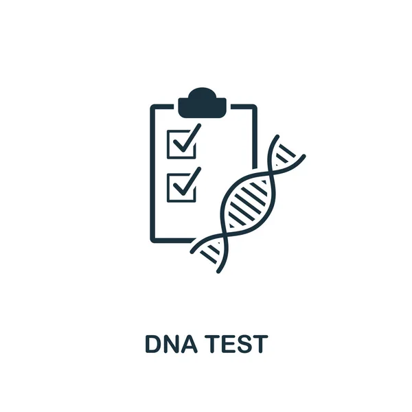 DNA-Test-ikonen. Premium stil design från hälso-och ikon insamling. Pixel perfekt Dna Test ikonen för appar, programvara, webbdesign, utskriftsvolymer — Stockfoto