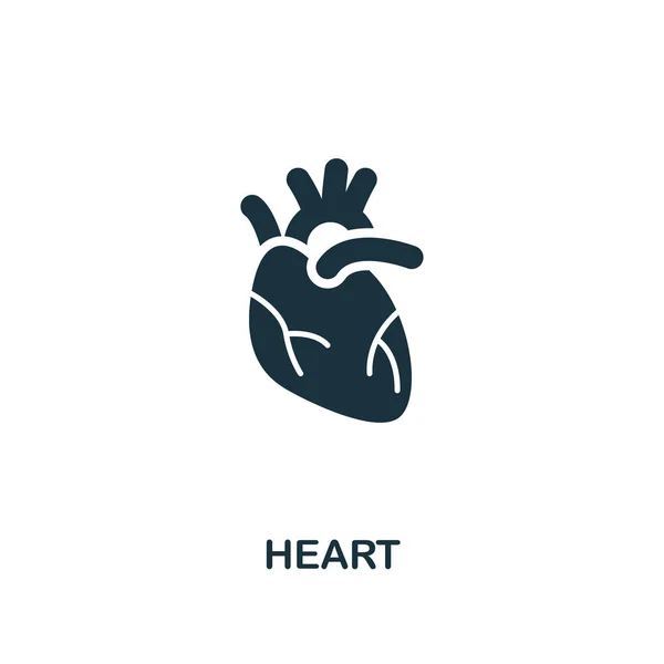Herzsymbol. Premium-Design aus der Ikonensammlung des Gesundheitswesens. Pixel perfektes Herzsymbol für Webdesign, Apps, Software, Printnutzung — Stockvektor
