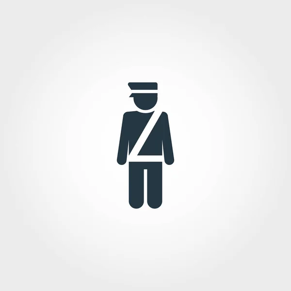 Ikon kreatif perbatasan. Ilustrasi elemen sederhana. Simbol batas desain dari koleksi bandara. Sempurna untuk desain web, aplikasi, perangkat lunak, cetak . — Stok Foto