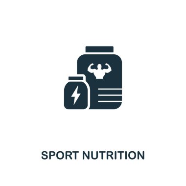 Spor beslenme idolü. Sigorta primi tarzı tasarım fitness simgesi koleksiyonundan. Web tasarım, apps, yazılım, yazdırma kullanım için piksel mükemmel spor beslenme simgesi