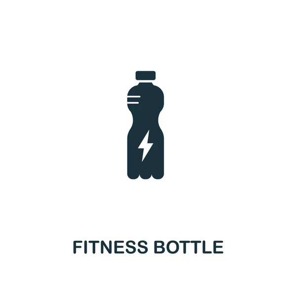 Icône de bouteille de fitness. Design de style Premium de la collection d'icônes fitness. Pixel parfaite icône de bouteille de remise en forme pour la conception Web, applications, logiciels, utilisation d'impression — Photo