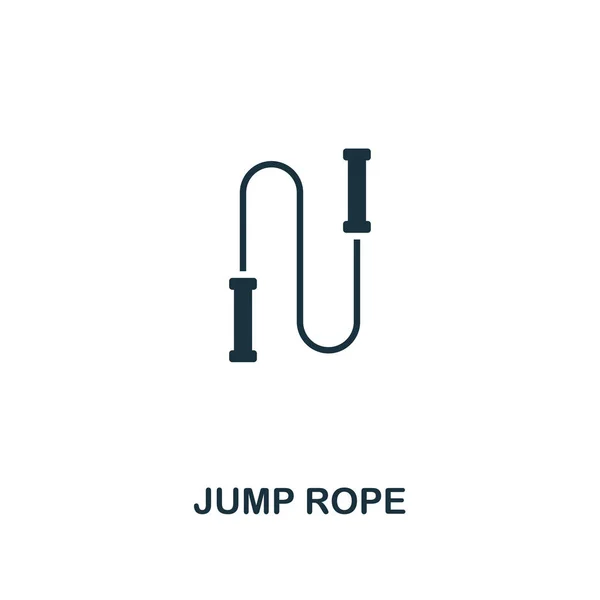 Jump Rope ikon. Prémium stílusú design fitness ikon gyűjtemény. Pixel tökéletes Jump Rope ikon, webdesign, szoftver és nyomtatási használat — Stock Fotó