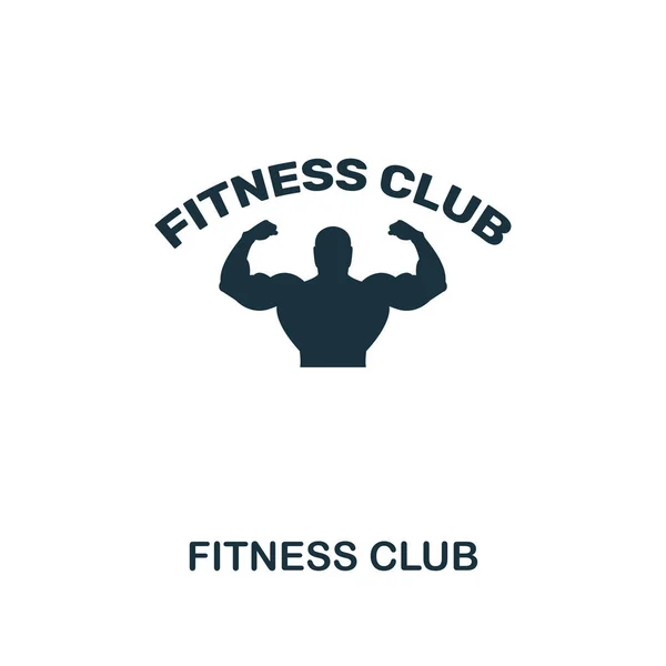 Icono del Fitness Club. Diseño de estilo premium de la colección de iconos de fitness. Pixel icono perfecto Fitness Club para el diseño web, aplicaciones, software, uso de impresión — Foto de Stock