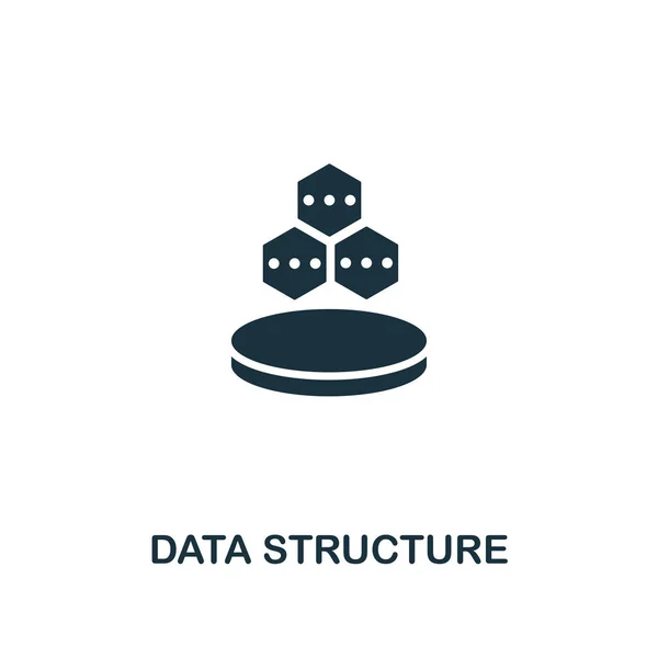 De pictogram van de structuur van de gegevens. Premium stijl ontwerp van web hosting icoon collectie. Pixel perfect gegevensstructuur pictogram voor apps, software, webdesign, print gebruik — Stockfoto