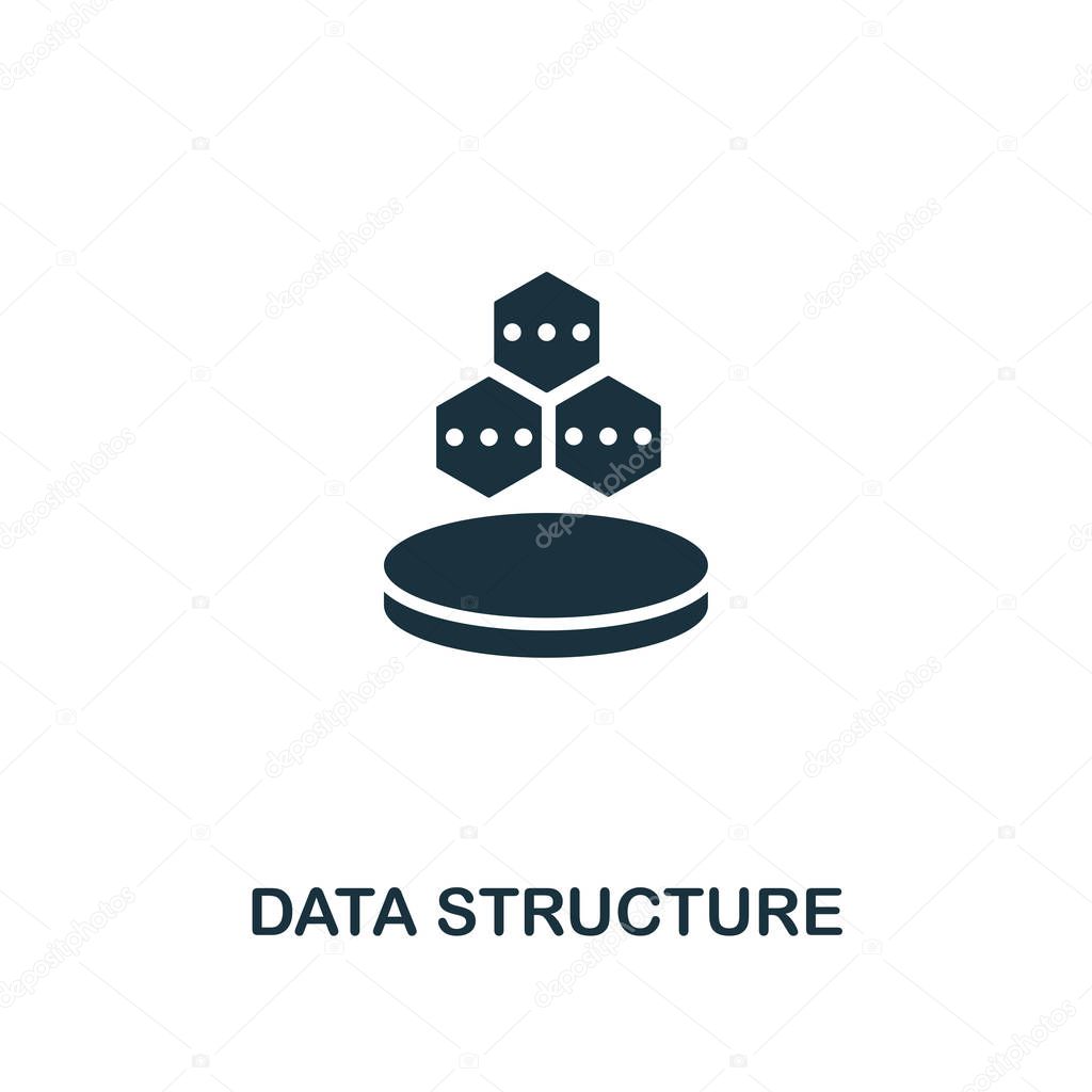 Data Structure icon. Premium style design from web hosting icon collection. Pixel perfect Data Structure icon for web design, apps, software, print usage