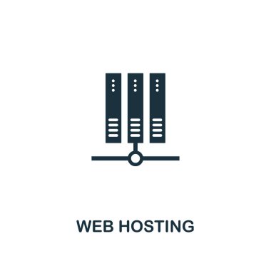 Web Hosting simgesi. Sigorta primi tarzı tasarım Icon collection barındırma Web. Web tasarım, apps, yazılım, yazdırma kullanım için piksel mükemmel Web Hosting simgesi