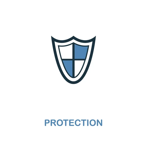 Защита значок в 2 цвета стиль дизайна. Символ из коллекции спецслужб. Pixperfect Protection icon for web ui and ux, apps, software usage — стоковое фото