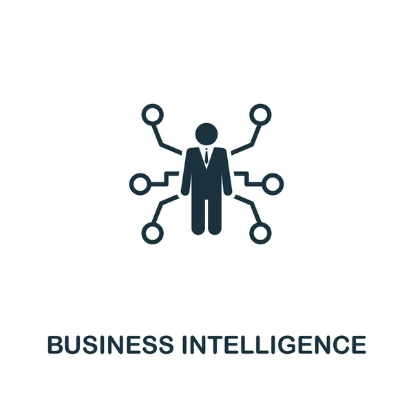 Business Intelligence Ikone. Premium-Design aus der Business Management Icon Collection. Pixel perfekte Business Intelligence-Symbol für Web-Design, Apps, Software, Print-Nutzung — Stockvektor
