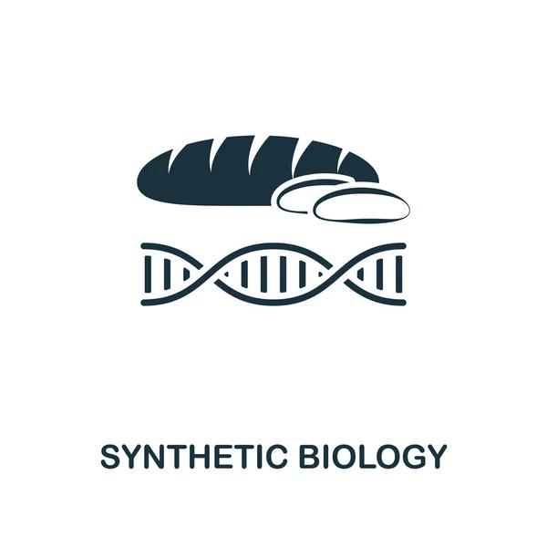 Икона синтетической биологии. Дизайн в стиле Мбаппе из коллекции будущих технологий. Pixar идеально подходит для веб-дизайна, приложений, программного обеспечения, использования в печати — стоковый вектор