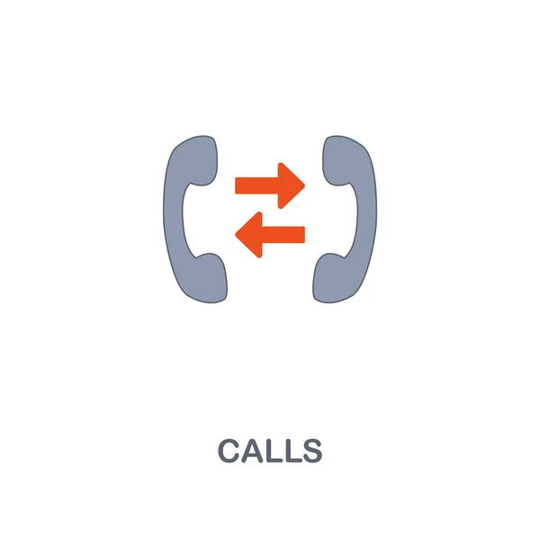 Icono de llamada. Diseño de estilo premium de dos colores de la colección de iconos en contacto con nosotros. Pixel icono de llamada perfecta para el diseño web, aplicaciones, software, uso de impresión — Archivo Imágenes Vectoriales