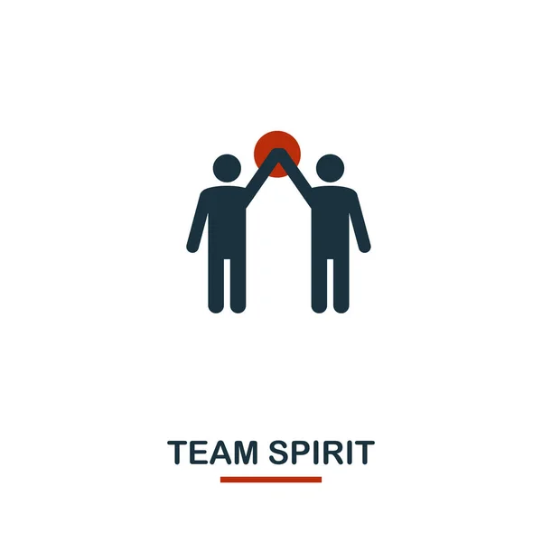 Icona Spirito di squadra. Design in stile premium dalla collezione di icone del lavoro di squadra. UI e UX. Icona Pixel Perfect Team Spirit per web design, app, software, utilizzo della stampa . — Vettoriale Stock