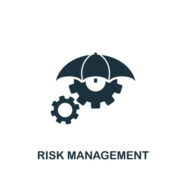 Risk Management-ikonen. Kreativa element design från risk management ikoner collection. Pixel perfekt riskhantering ikonen för appar, programvara, webbdesign, utskriftsvolymer — Stock vektor