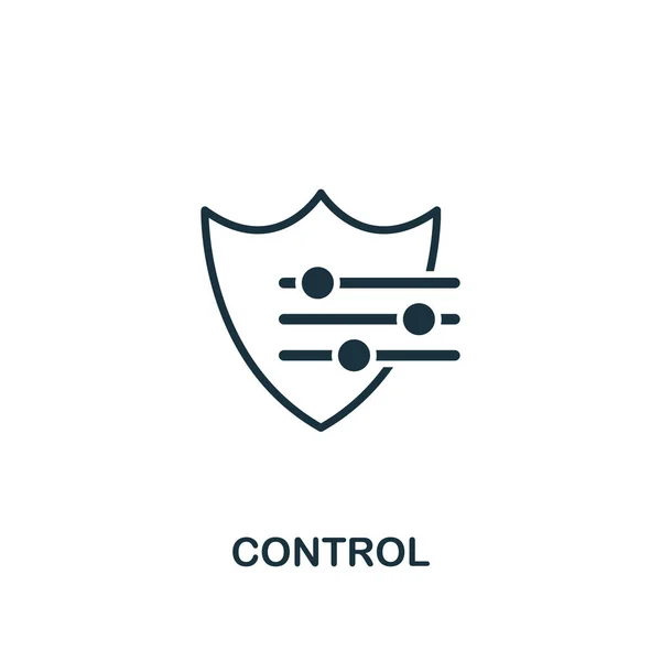 Control icon. Creative element design from risk management icons collection. Pixel perfect Control icon for web design, apps, software, print usage