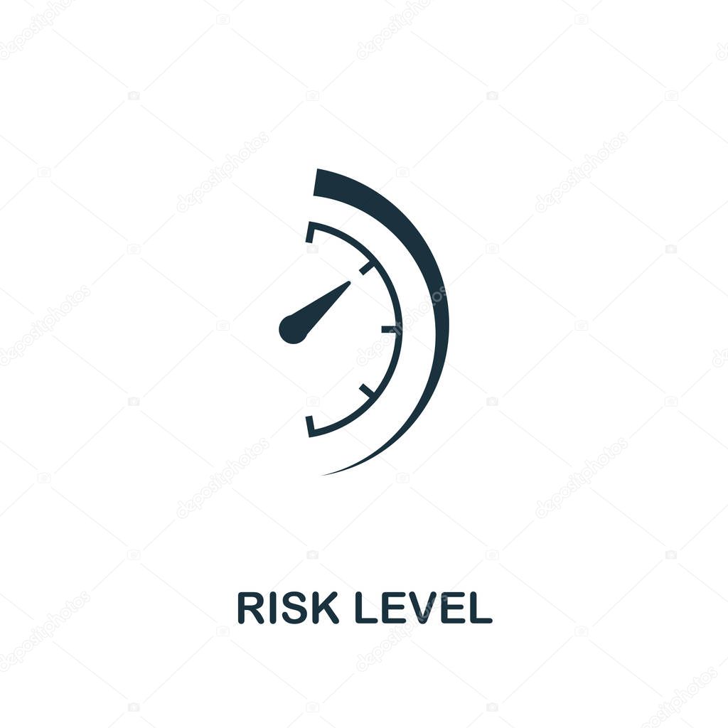 Risk Level icon. Creative element design from risk management icons collection. Pixel perfect Risk Level icon for web design, apps, software, print usage.