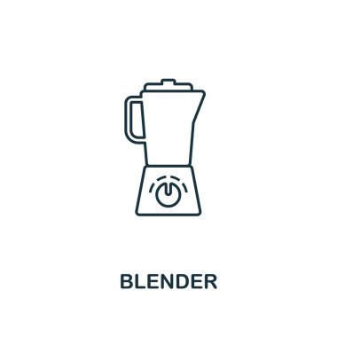 Blender simgesi. İnce stil tasarım ev simgeler koleksiyon. Web tasarım, apps, yazılım, yazdırma kullanım için Creativeblender simgesi