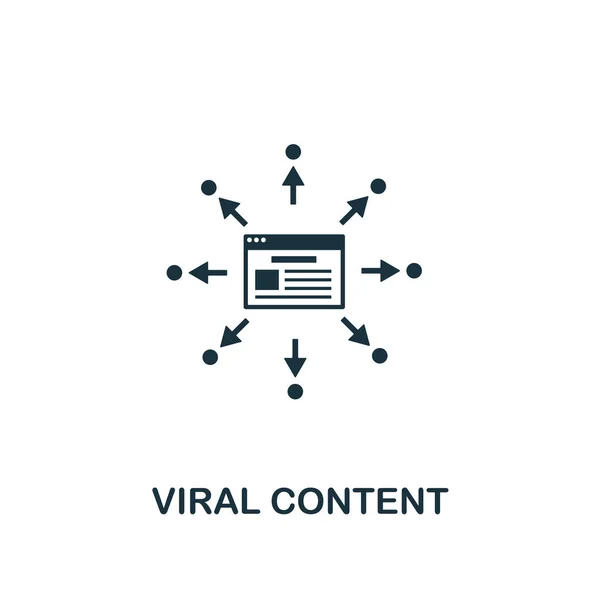 Viral Content icon. Creative element design from content icons collection. Pixel perfect Viral Content icon for web design, apps, software, print usage