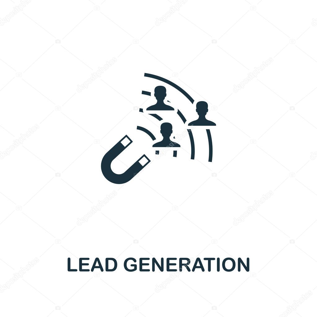 Lead Generation icon. Creative element design from content icons collection. Pixel perfect Lead Generation icon for web design, apps, software, print usage.