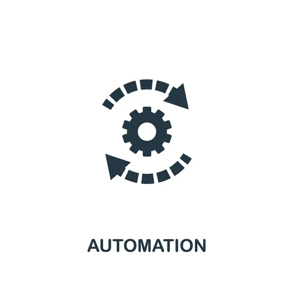 Automatisierungssymbol. Kreatives Elementdesign aus der Produktivitätssymbolsammlung. Pixel perfektes Automatisierungssymbol für Webdesign, Apps, Software, Drucknutzung — Stockvektor