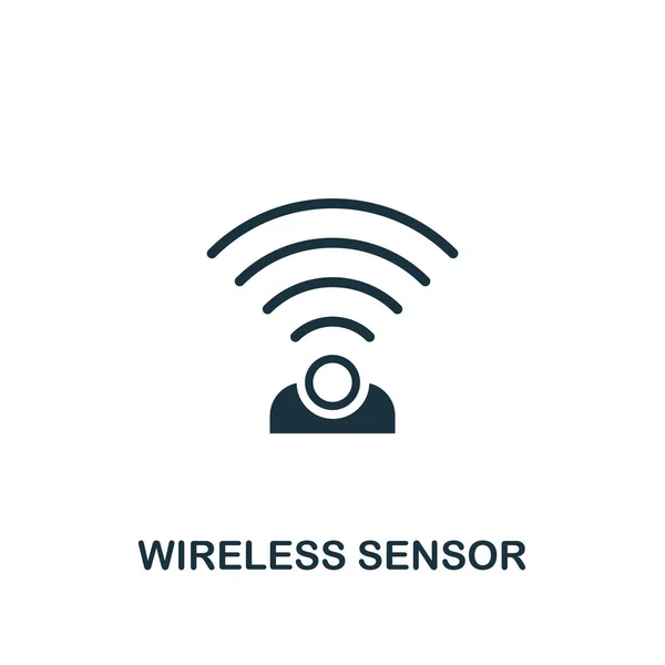 Wireless Sensor icon. Creative element design from smart home icons collection. Pixel perfect Wireless Sensor icon for web design, apps, software, print usage — Stock Photo, Image