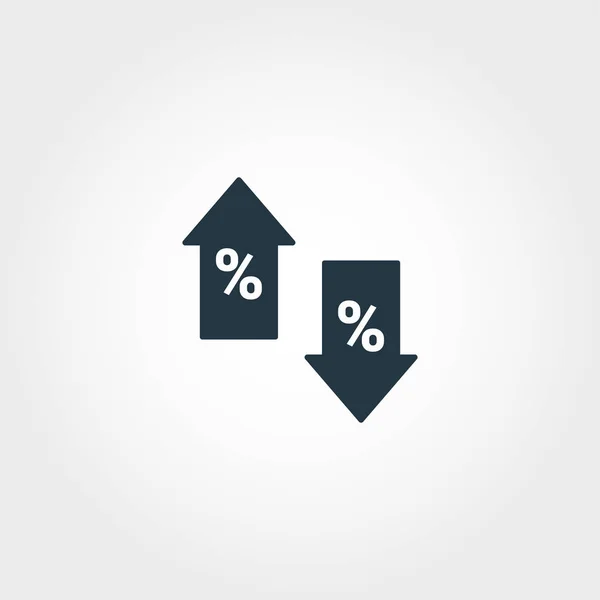Percent icon. Monochome premium design from business icons collection. UX and UI simple pictogram percent icon