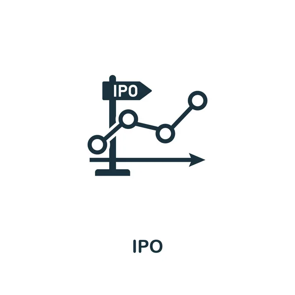 Значок IPO. Преміум стиль дизайну з запуску значок колекції. Користувальницький інтерфейс і UX. піксель ідеальний Ipo значок для веб-дизайну, програми, програмне забезпечення, друку використання. — стокове фото