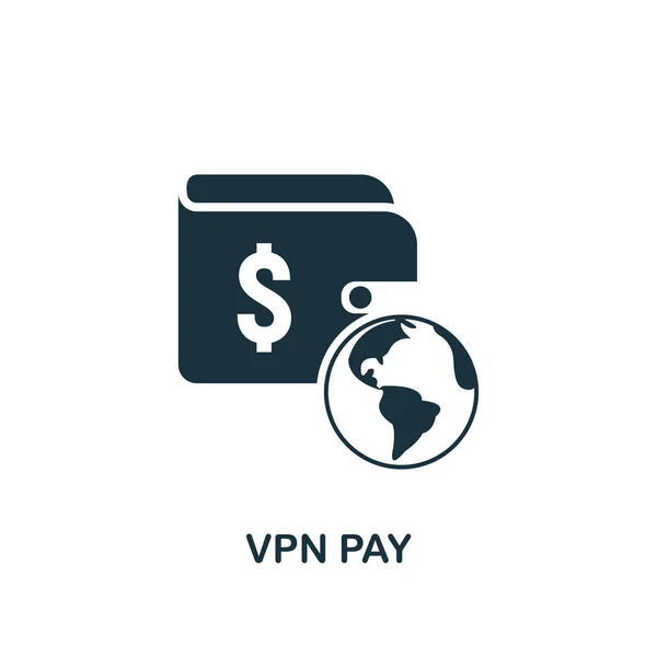 Ikon Vpn Pay. Desain elemen kreatif dari koleksi ikon. Pixel Ikon Vpn Pay yang sempurna untuk desain web, aplikasi, perangkat lunak, penggunaan cetak - Stok Vektor