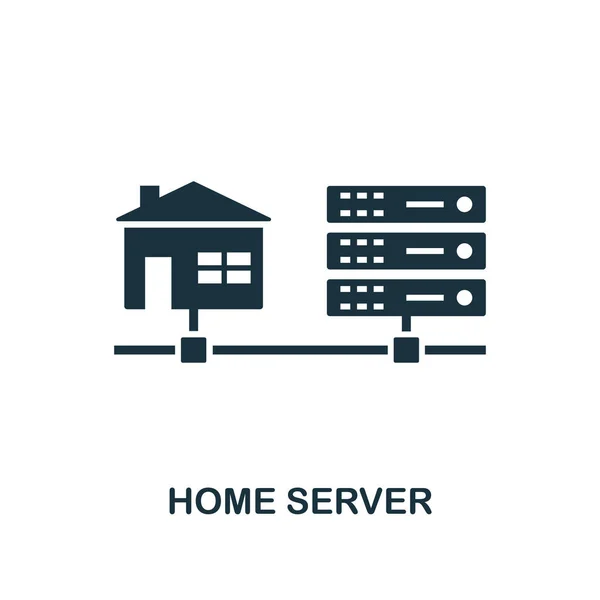 Home-Server-Symbol. Kreatives Elementdesign aus der Sammlung von Icons. Pixel perfektes Home-Server-Symbol für Webdesign, Apps, Software, Drucknutzung — Stockvektor