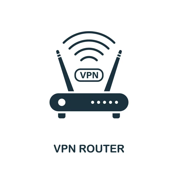 Ikon Vpn Router. Desain elemen kreatif dari koleksi ikon. Pixel menyempurnakan ikon Vpn Router untuk desain web, aplikasi, perangkat lunak, penggunaan cetak - Stok Vektor