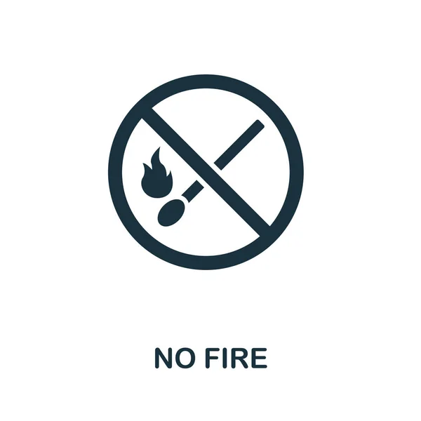 No Fire icon. Creative element design from fire safety icons collection. Pixel perfect No Fire icon for web design, apps, software, print usage