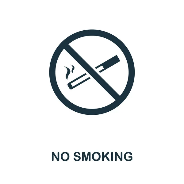 No Smoking icon. Creative element design from fire safety icons collection. Pixel perfect No Smoking icon for web design, apps, software, print usage