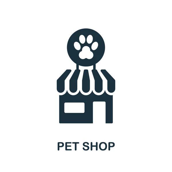 Pet Shop icoon. Creatief element ontwerp uit de collectie icons. Pixel perfect Pet Shop icoon voor webdesign, apps, software, printgebruik — Stockvector