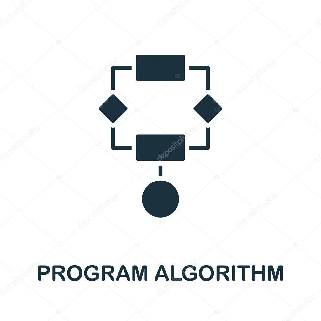Program Algorithm icon. Creative element design from programmer icons collection. Pixel perfect Program Algorithm icon for web design, apps, software, print usage.