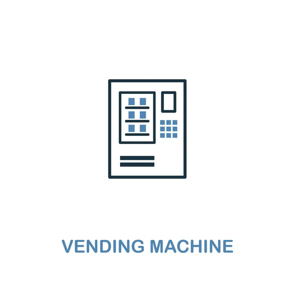 Vending Machine icon in two colors. Creative design from city elements icons collection. Colored vending machine icon for web and mobile design