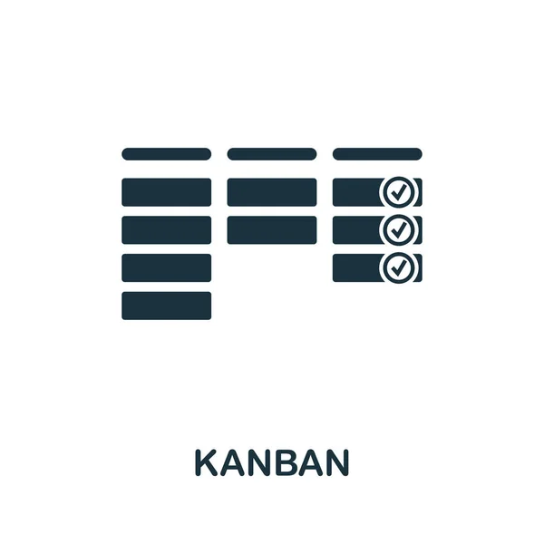 Kanban icon symbol. Creative sign from agile icons collection. Filled flat Kanban icon for computer and mobile