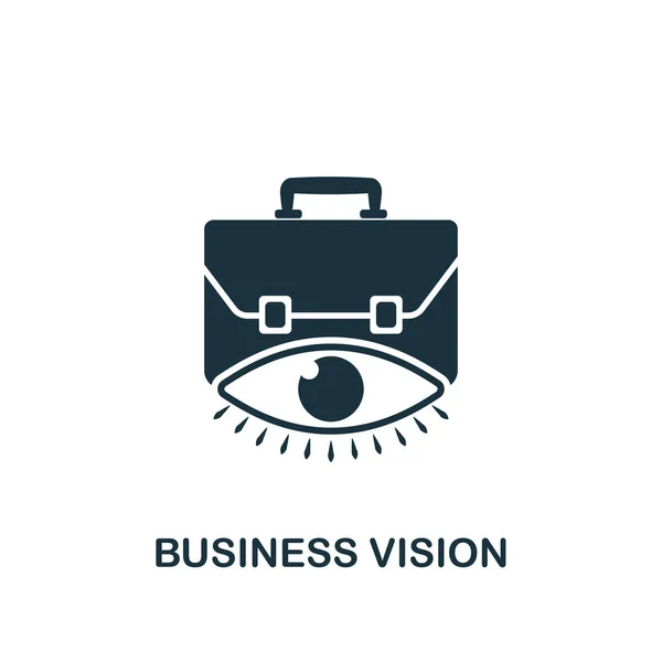 Ikona Business Vision. Kreatywny projekt elementu z kolekcji ikon strategii biznesowej. Pixel Perfect Business Vision ikona do projektowania stron internetowych, aplikacje, oprogramowanie, wykorzystanie druku — Zdjęcie stockowe