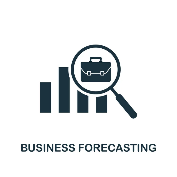 Pictogram voor bedrijfs prognoses. Creatief element ontwerp uit de collectie van Business Strategy icons. Pixel Perfect Business Forecasting-pictogram voor webdesign, apps, software, printgebruik — Stockfoto