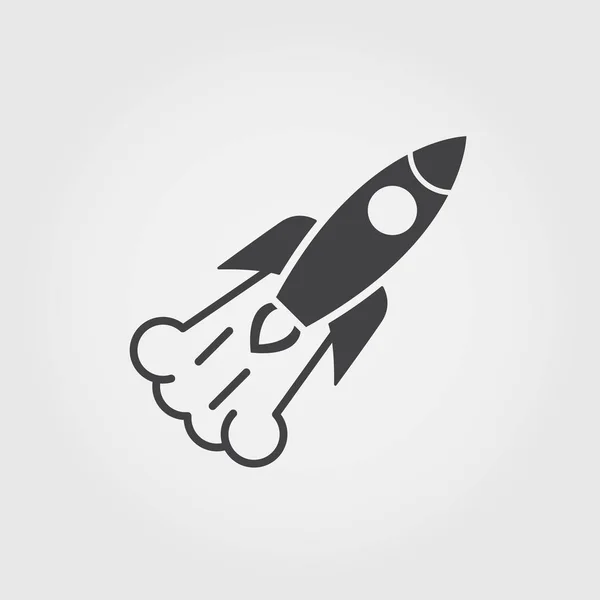 Start Up flat icon. Monochrome creative design from blockchain icons collection. Sipmle sign illustration start up icon for mobile and web usage — Stock Photo, Image