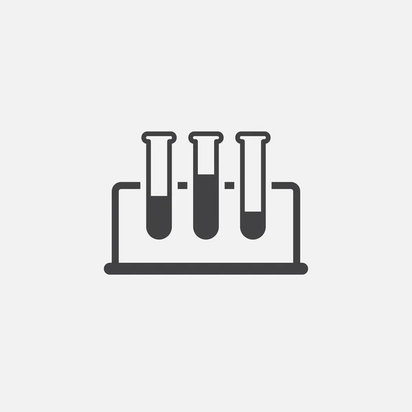 Lab Tests ikona glifów. Styl monochromatyczny prosty element projektu. Czarny kolor laboratorium testy ikona dla sieci Web i mobilnych. Zbieranie opieki zdrowotnej — Zdjęcie stockowe
