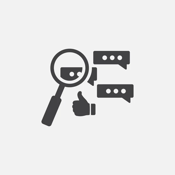 Monitoring Feedback glyph icon. Monochrome style design simple element. Black color monitoring feedback icon for web and mobile. Project Management collection — Stock Photo, Image