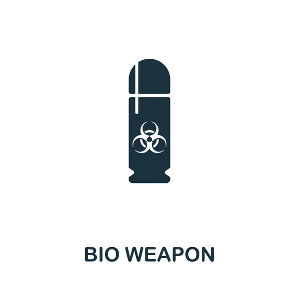 Bio Weapon icon symbol. Creative sign from science icons collection. Filled flat Bio Weapon icon for computer and mobile