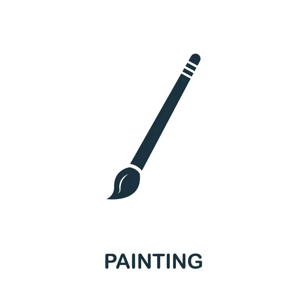 Painting vector icon symbol. Creative sign from education icons collection. Filled flat Painting icon for computer and mobile — 스톡 벡터